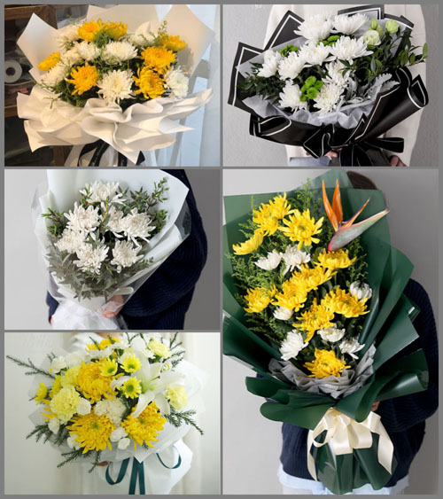 浙江省绍兴诸暨市牌头镇白事花束代送